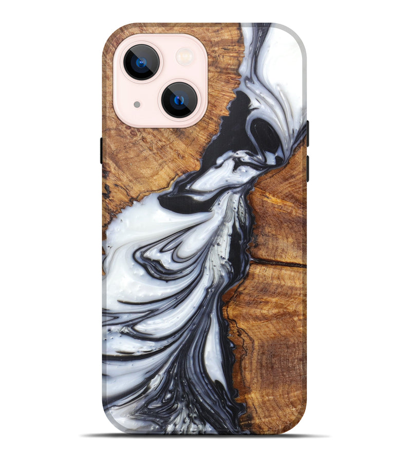 iPhone 14 Plus Wood+Resin Live Edge Phone Case - Blondie (Artist Pick, 606770)