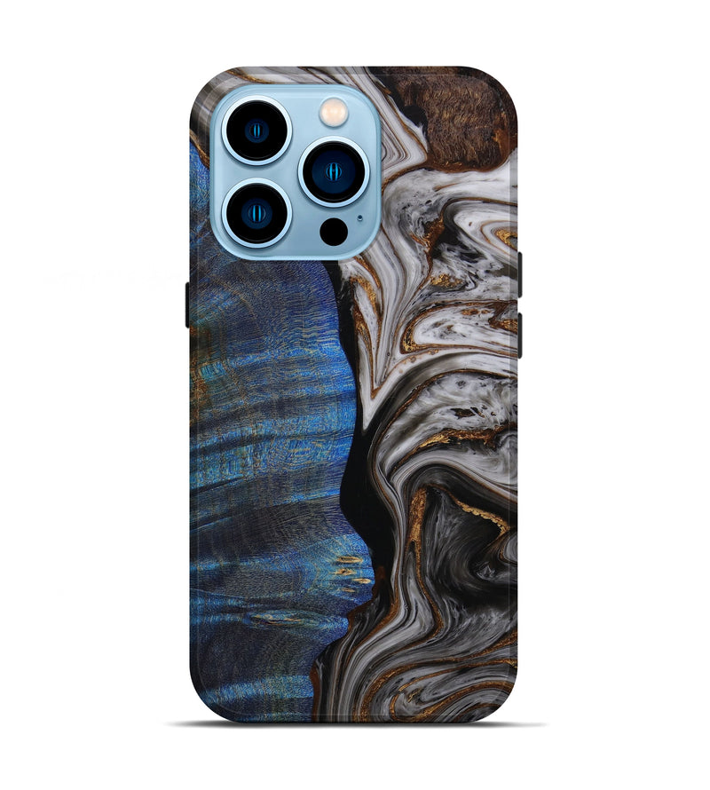 iPhone 14 Pro Wood+Resin Live Edge Phone Case - Brynn (Artist Pick, 647832)