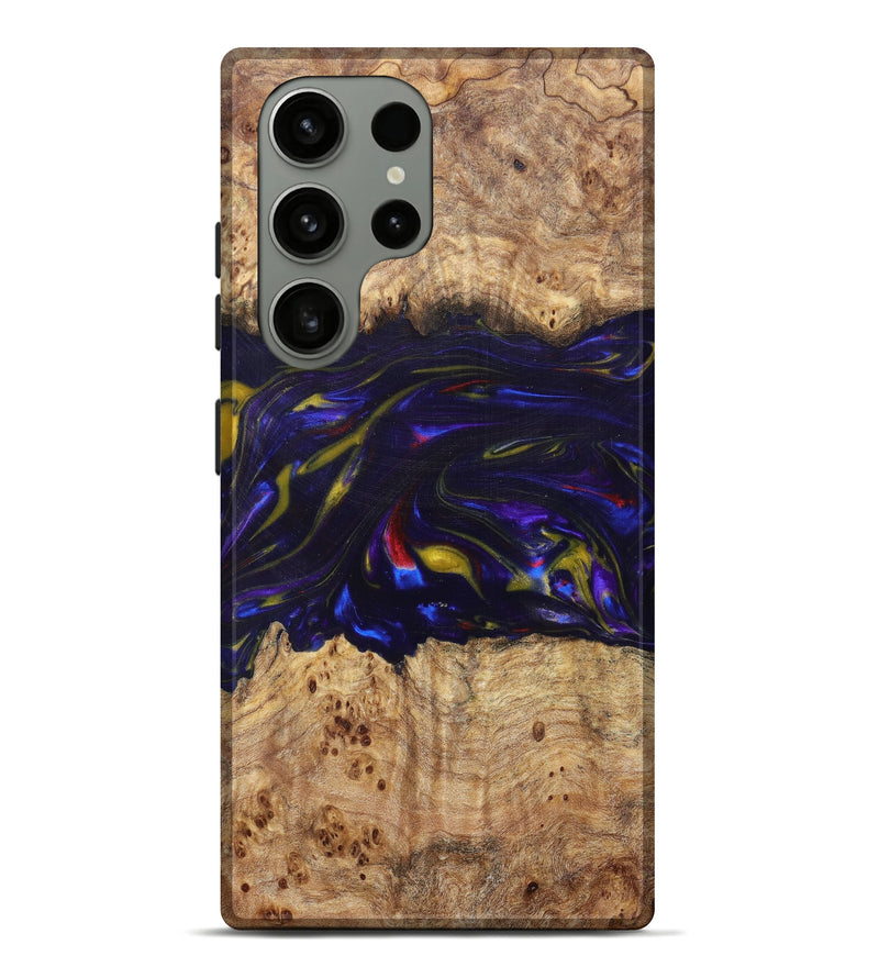 Galaxy S23 Ultra Wood+Resin Live Edge Phone Case - Imani (Blue, 627387)