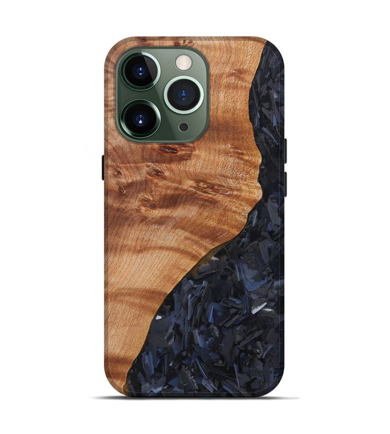iPhone 13 Pro Wood+Resin Live Edge Phone Case - Ness (Confetti, 604311)