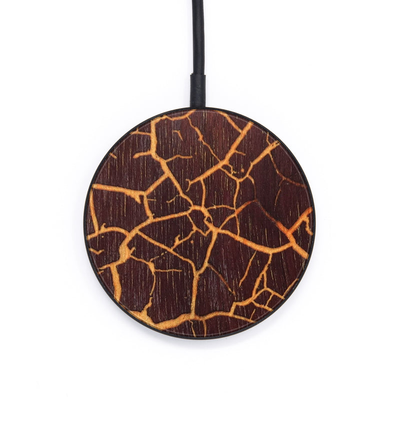 Circle Wood+Resin Wireless Charger - Annie (Lava, 627028)