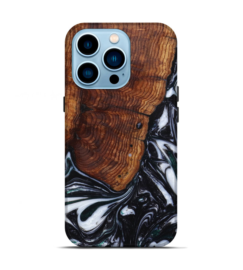 iPhone 14 Pro Wood+Resin Live Edge Phone Case - Grayson (Artist Pick, 639126)
