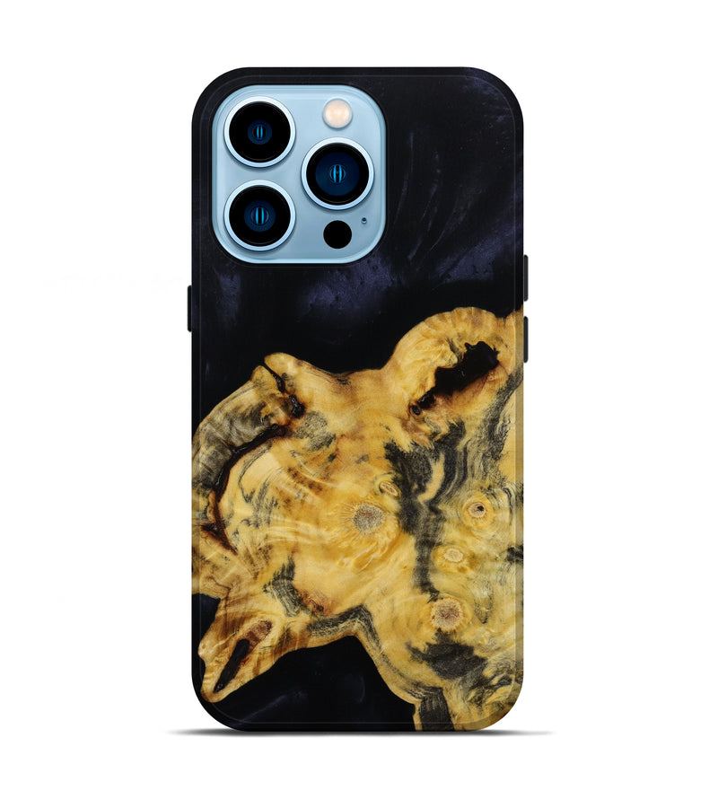 iPhone 14 Pro Wood+Resin Live Edge Phone Case - Jaxon (Artist Pick, 646507)