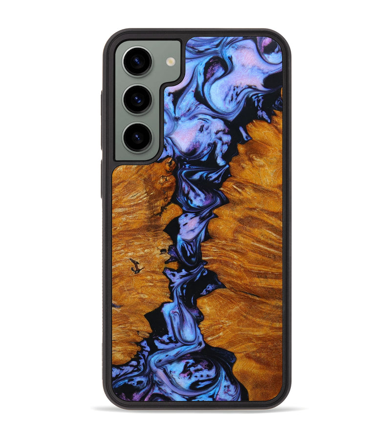 Galaxy S23 Plus Wood+Resin Phone Case - Eden (Purple, 642309)