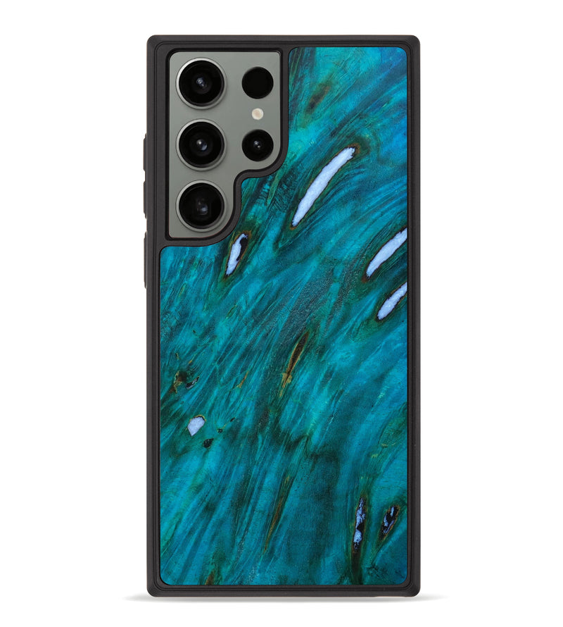 Galaxy S23 Ultra Wood+Resin Phone Case - Edward (Maple Burl, 641414)