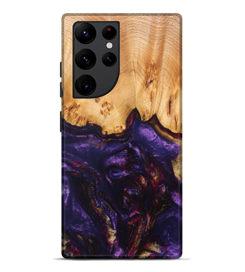 Galaxy S22 Ultra Wood+Resin Live Edge Phone Case - Emmalee (Artist Pick, 606771)