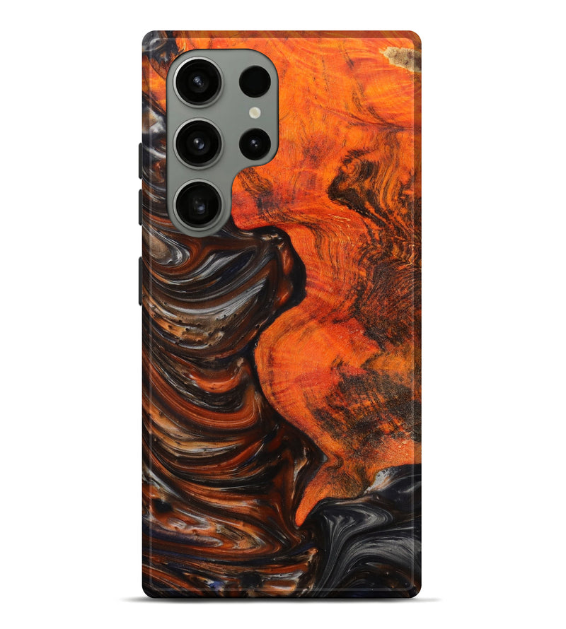 Galaxy S23 Ultra Wood+Resin Live Edge Phone Case - Beth (Purple, 623160)