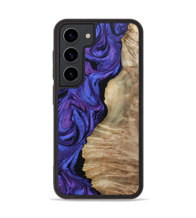 Galaxy S23 Wood+Resin Phone Case - Kason (Purple, 644618)