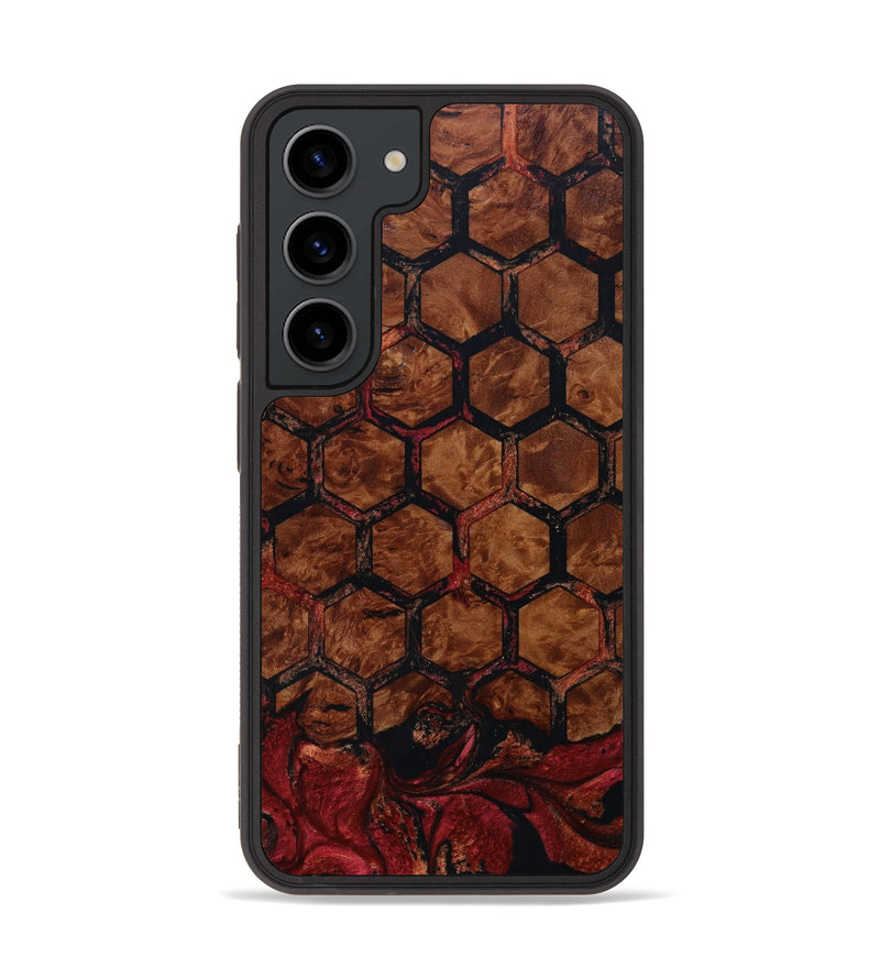 Galaxy S23 Wood+Resin Phone Case - Chance (Pattern, 646121)