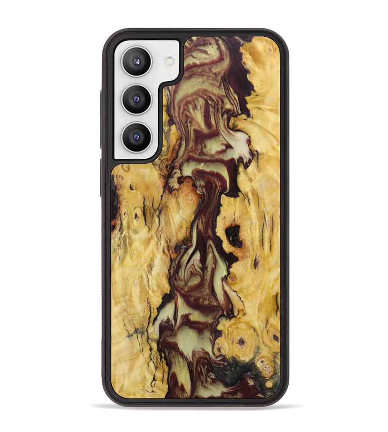 Galaxy S23 Plus Wood+Resin Phone Case - Eduardo (Red, 620877)