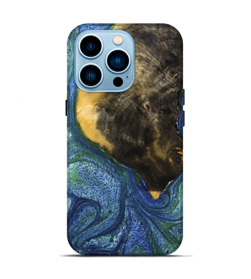 iPhone 14 Pro Wood+Resin Live Edge Phone Case - Christopher (Artist Pick, 640492)