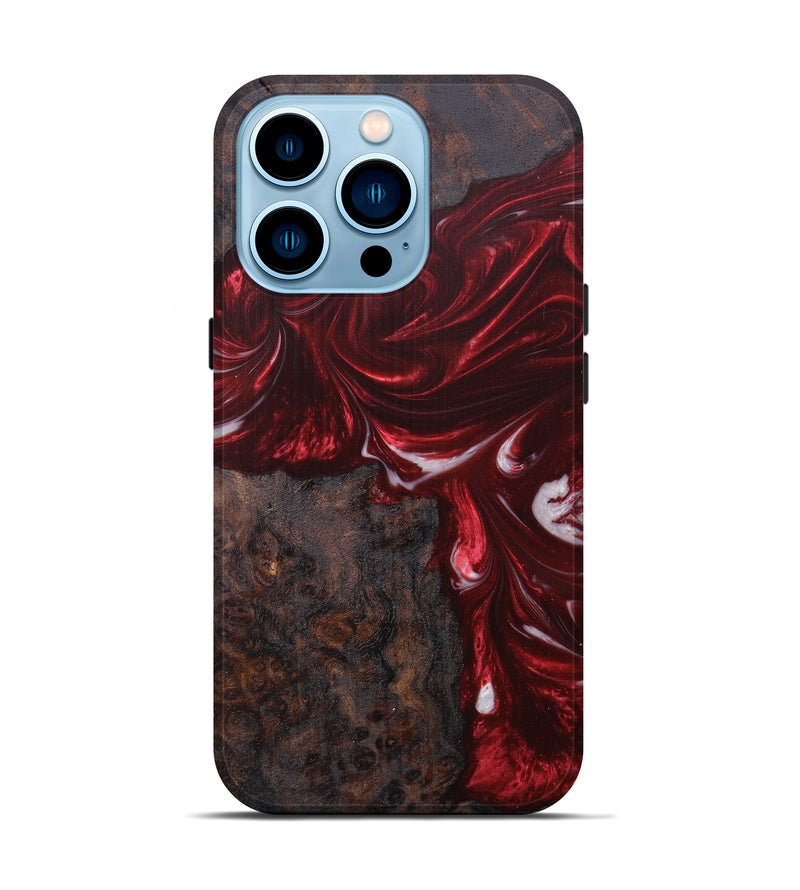 iPhone 14 Pro Wood+Resin Live Edge Phone Case - Brendan (Artist Pick, 607272)
