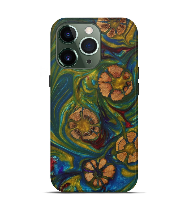 iPhone 13 Pro Wood+Resin Live Edge Phone Case - Lisbeth (Artist Pick, 623212)