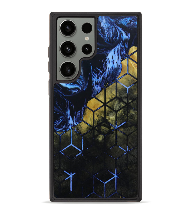 Galaxy S23 Ultra Wood+Resin Phone Case - Maxine (Pattern, 647558)