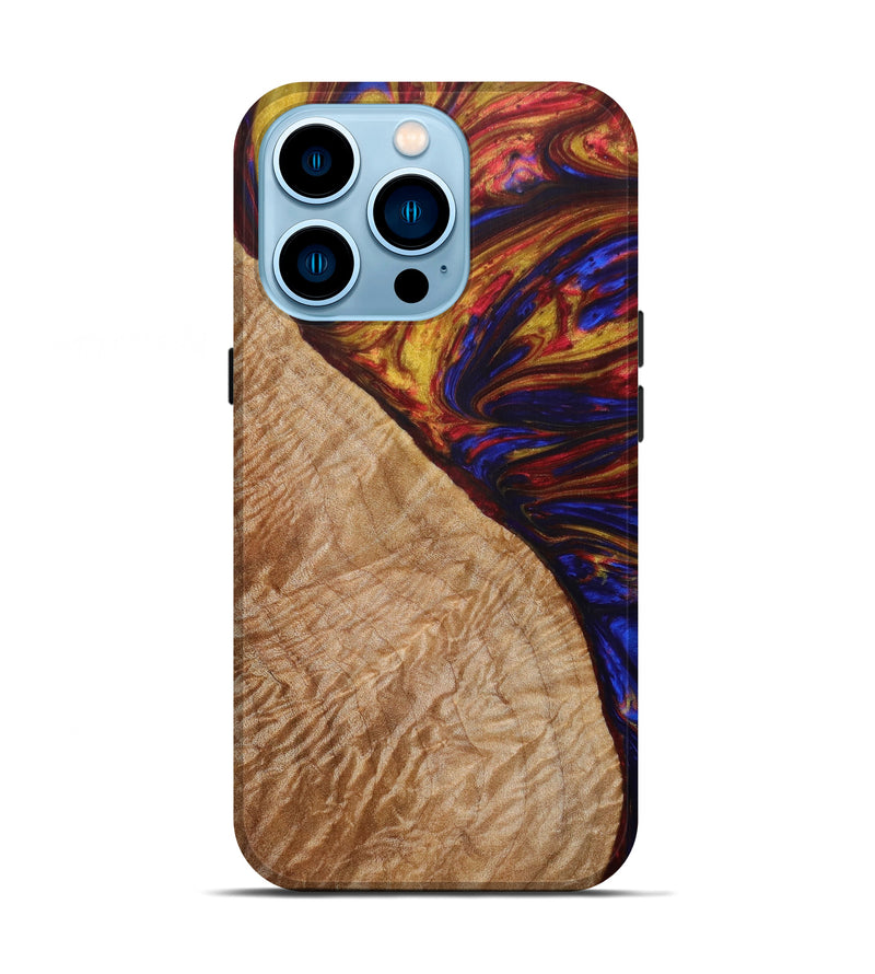 iPhone 14 Pro Wood+Resin Live Edge Phone Case - Roderick (Artist Pick, 613967)