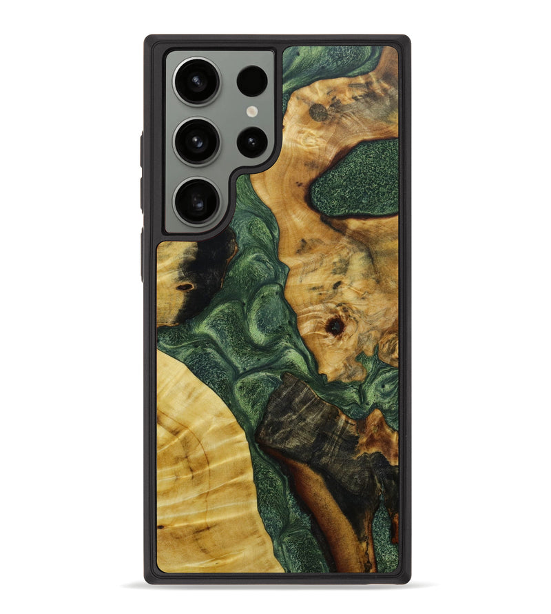 Galaxy S23 Ultra Wood+Resin Phone Case - Kiley (Mosaic, 641441)