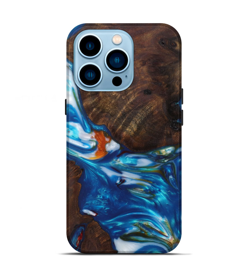 iPhone 14 Pro Wood+Resin Live Edge Phone Case - Debrah (Artist Pick, 613352)