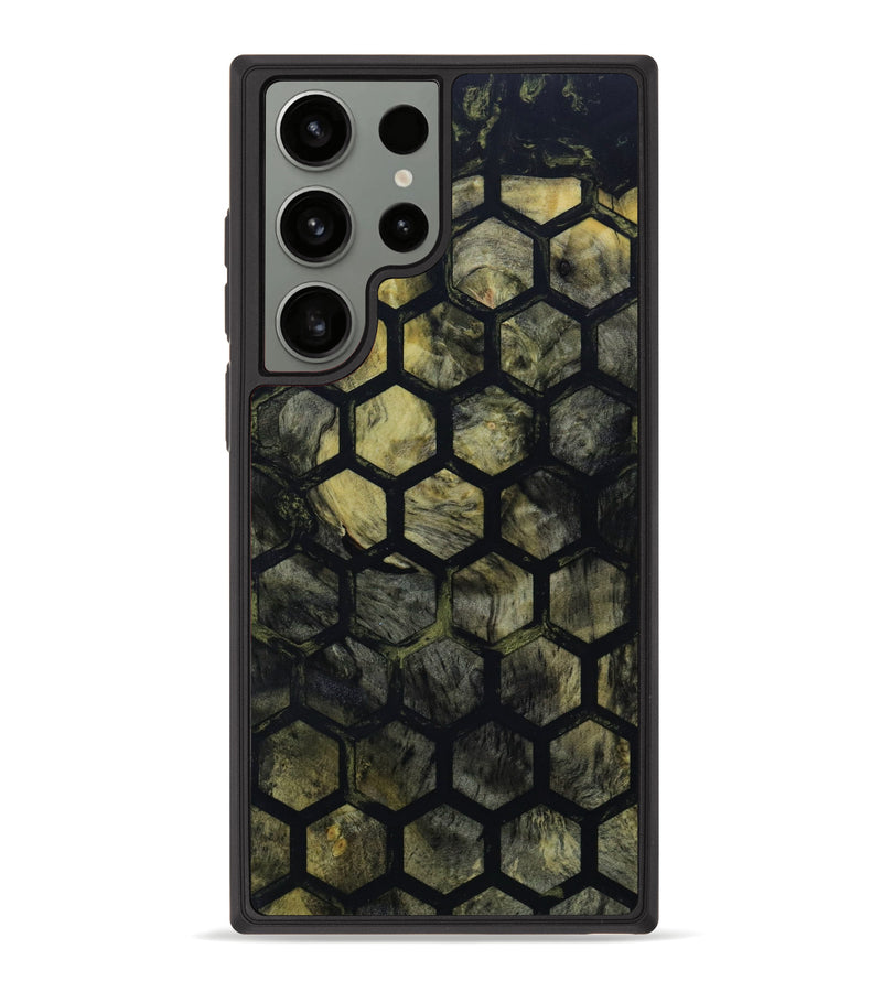 Galaxy S23 Ultra Wood+Resin Phone Case - Ronnie (Pattern, 647556)