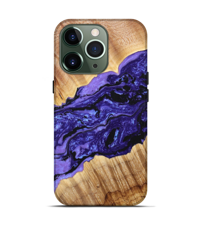 iPhone 13 Pro Wood+Resin Live Edge Phone Case - Isabel (Artist Pick, 628357)