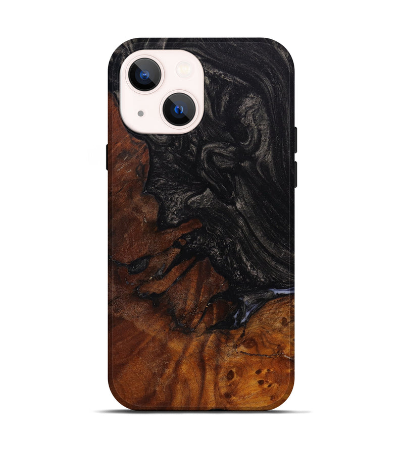 iPhone 14 Wood+Resin Live Edge Phone Case - Isaiah (Artist Pick, 646005)