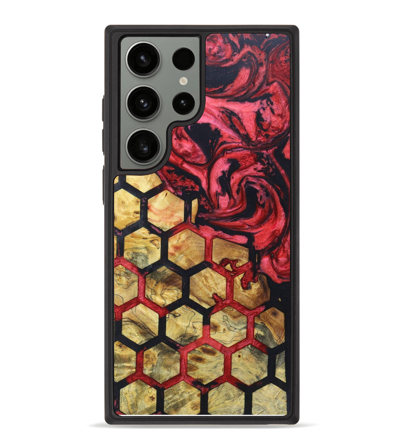 Galaxy S23 Ultra Wood+Resin Phone Case - Kwame (Pattern, 623947)