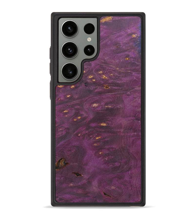 Galaxy S23 Ultra Wood+Resin Phone Case - Johnnie (Maple Burl, 637412)