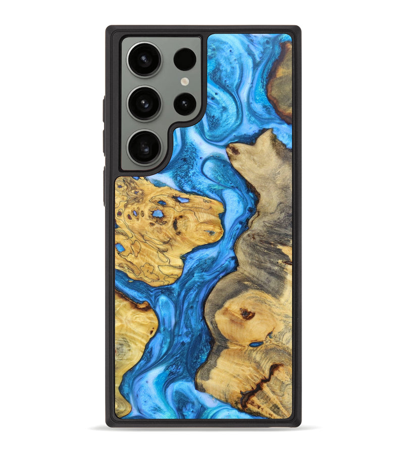 Galaxy S23 Ultra Wood+Resin Phone Case - Brynn (Mosaic, 628130)