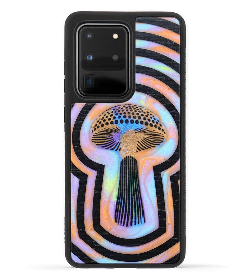 Galaxy S20 Ultra Wood+Resin Phone Case - Octavia (Retro, 636276)