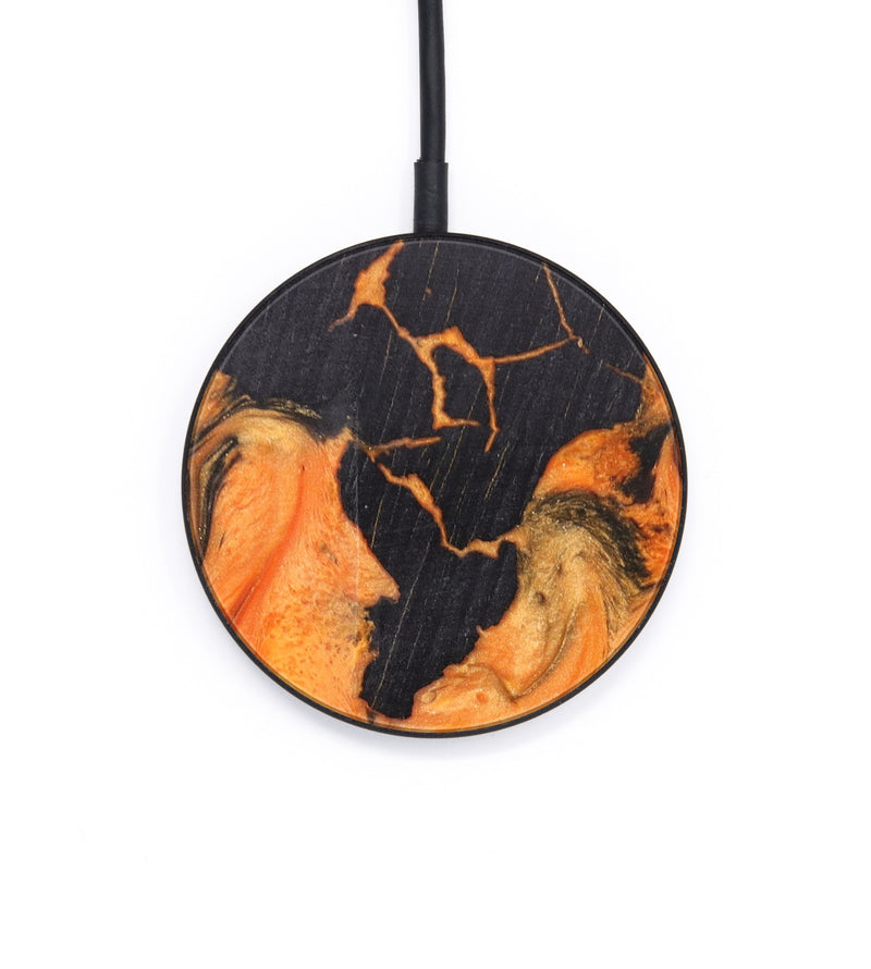 Circle Wood+Resin Wireless Charger - Brea (Lava, 625121)