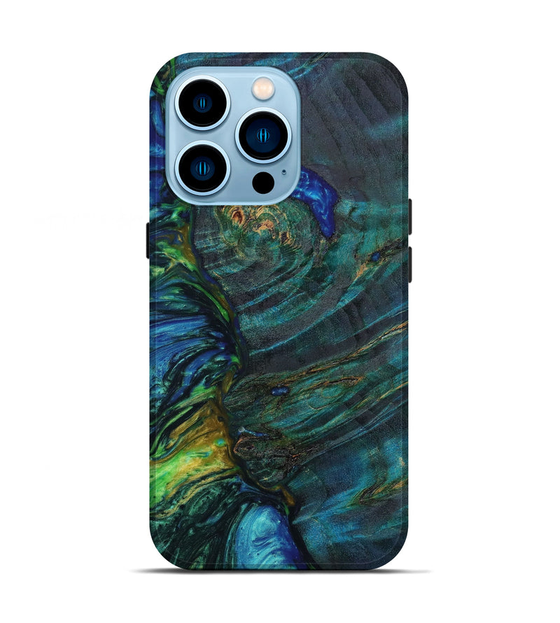 iPhone 14 Pro Wood+Resin Live Edge Phone Case - Yasmin (Artist Pick, 647246)