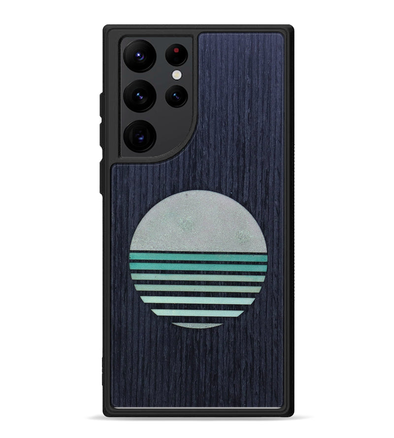 Galaxy S22 Ultra Wood+Resin Phone Case - Hailee (Retro, 634521)