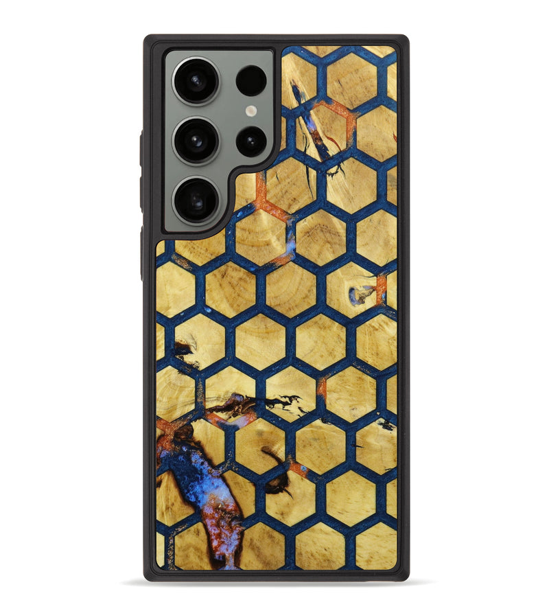 Galaxy S23 Ultra Wood+Resin Phone Case - Vivian (Pattern, 646134)