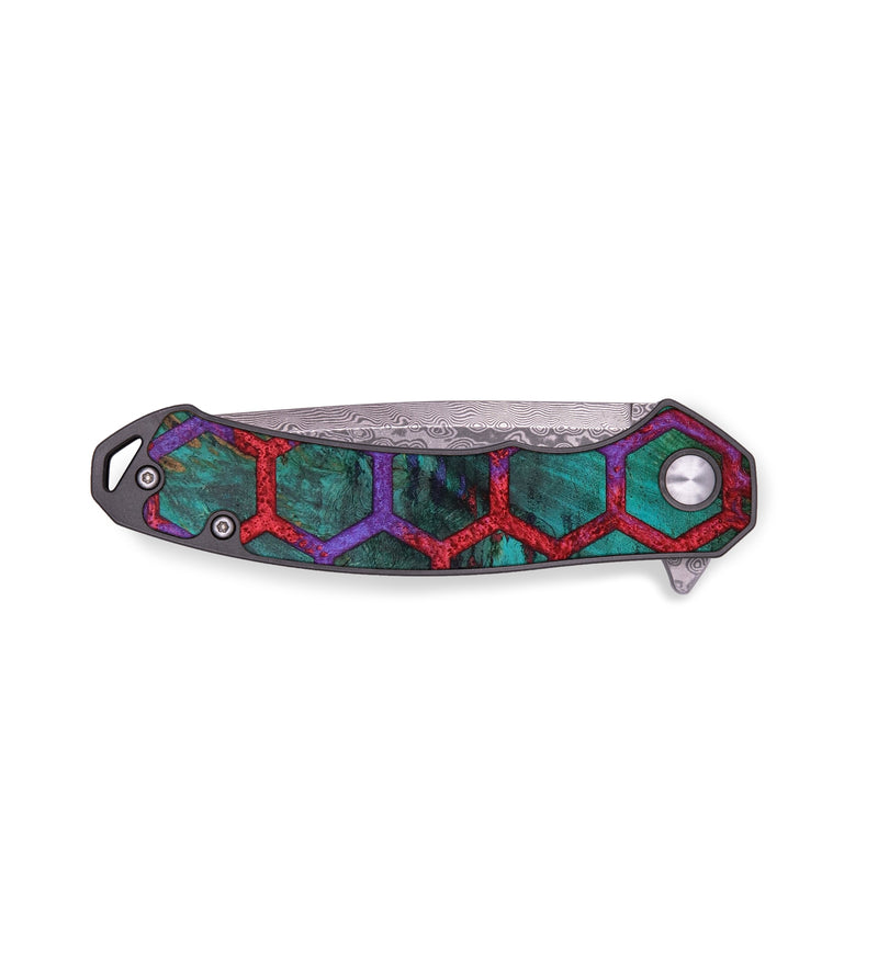EDC Wood+Resin Pocket Knife - Danny (Pattern, 645874)