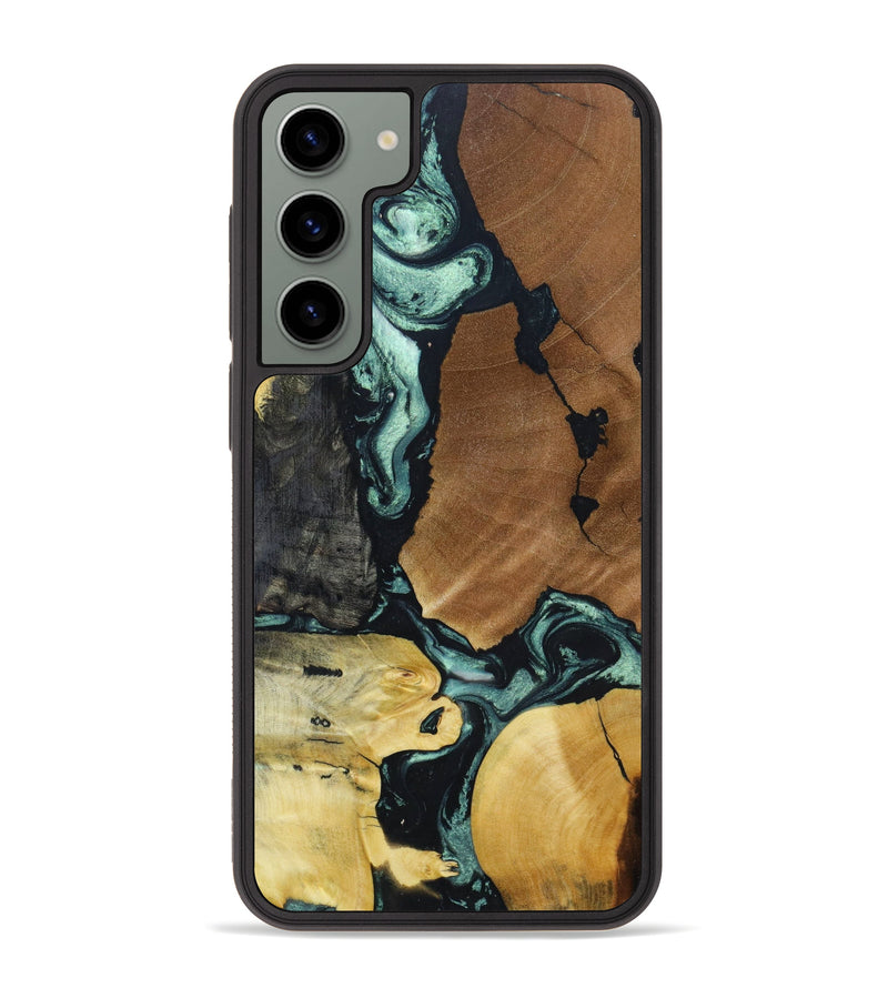 Galaxy S23 Plus Wood+Resin Phone Case - Bettye (Mosaic, 632517)