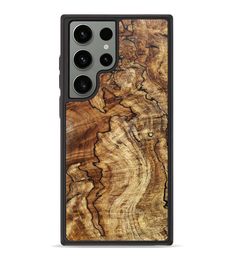 Galaxy S23 Ultra Wood+Resin Phone Case - Lillie (Maple Burl, 637424)
