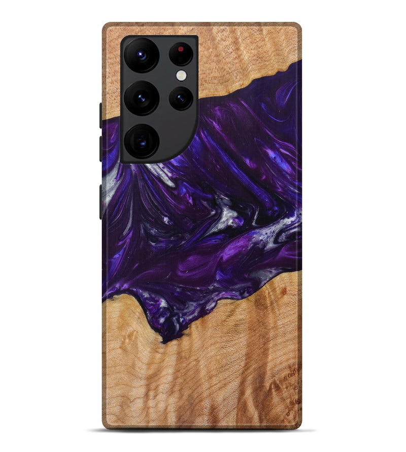 Galaxy S22 Ultra Wood+Resin Live Edge Phone Case - Bodhi (Artist Pick, 627208)