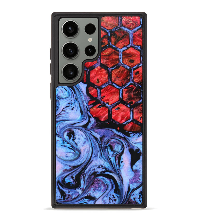 Galaxy S23 Ultra Wood+Resin Phone Case - Carrie (Pattern, 638615)