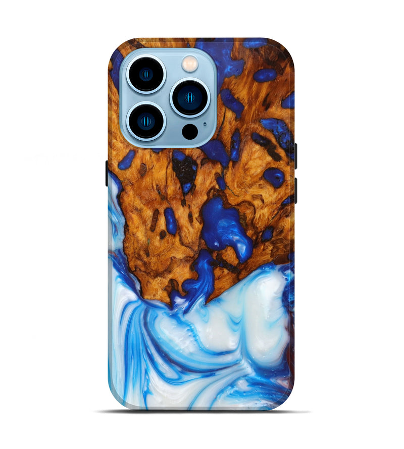 iPhone 14 Pro Wood+Resin Live Edge Phone Case - Caydence (Artist Pick, 610593)