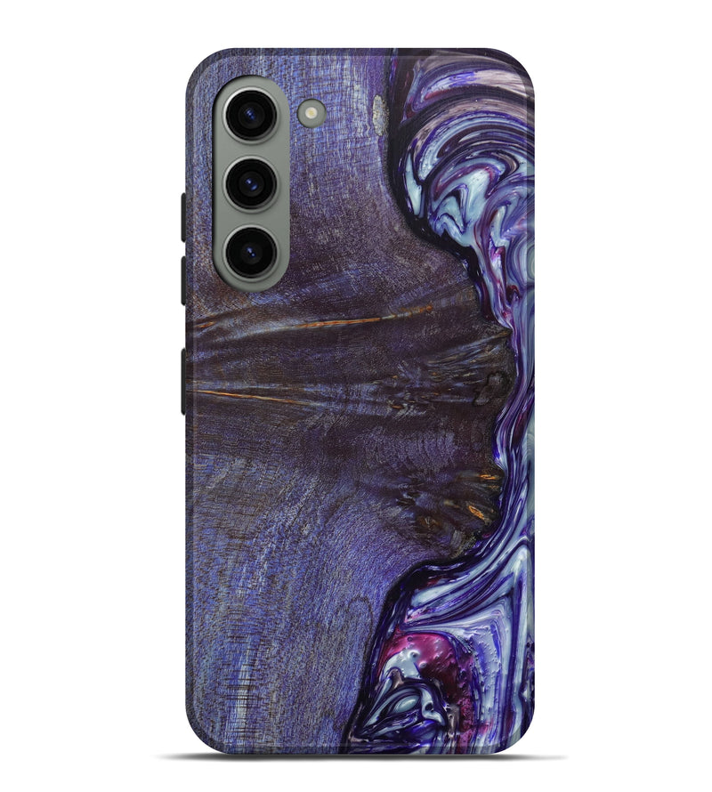 Galaxy S23 Plus Wood+Resin Live Edge Phone Case - Alma (Purple, 641026)