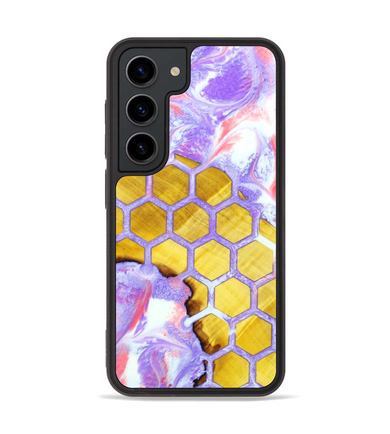 Galaxy S23 Wood+Resin Phone Case - Neo (Pattern, 631470)