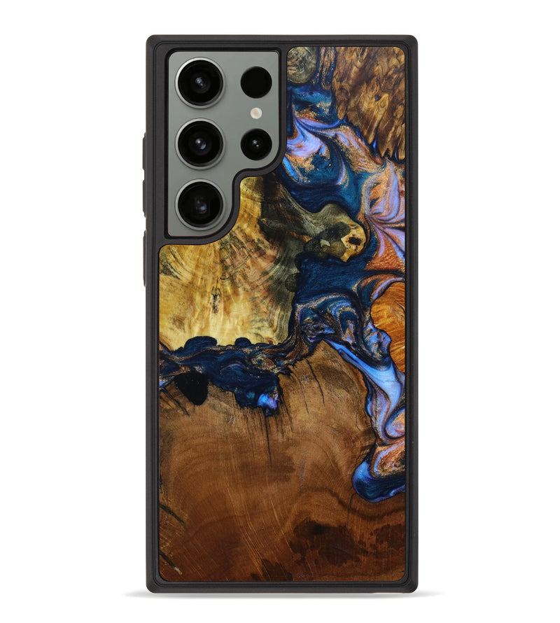 Galaxy S23 Ultra Wood+Resin Phone Case - Rachel (Mosaic, 642072)