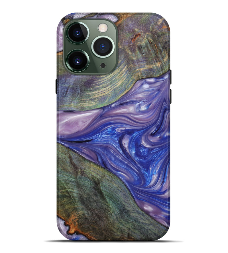 iPhone 13 Pro Max Wood+Resin Live Edge Phone Case - Edmond (Artist Pick, 613359)