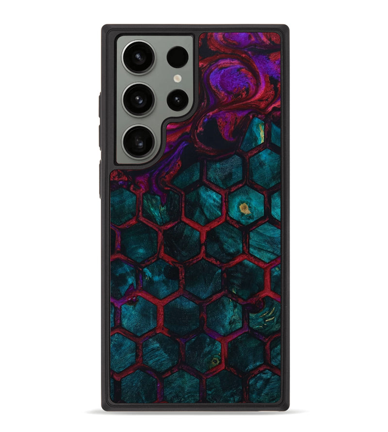 Galaxy S23 Ultra Wood+Resin Phone Case - Brandon (Pattern, 648502)