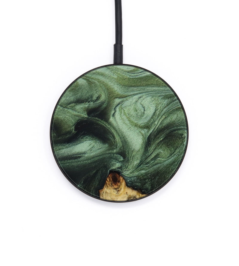 Circle Wood+Resin Wireless Charger - Bob (Artist Pick, 646975)