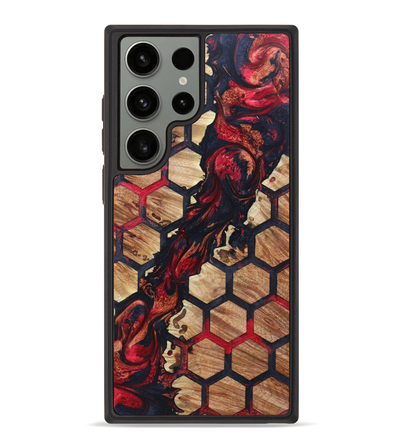Galaxy S23 Ultra Wood+Resin Phone Case - Cristy (Pattern, 628154)