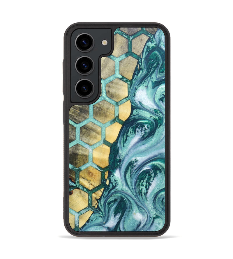 Galaxy S23 Wood+Resin Phone Case - Lamont (Pattern, 629180)