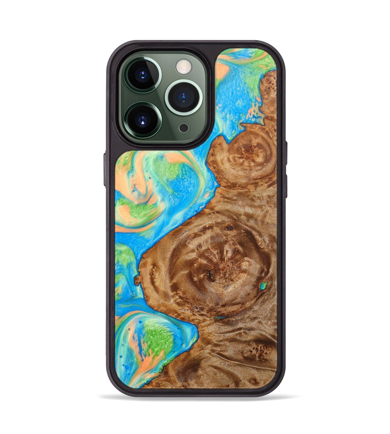 iPhone 13 Pro Wood+Resin Phone Case - Corbin (Retro, 639596)