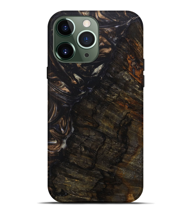 iPhone 13 Pro Max Wood+Resin Live Edge Phone Case - Colleen (Artist Pick, 637738)