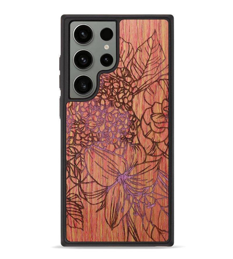 Galaxy S23 Ultra Wood+Resin Phone Case - Melinda (Spring, 640403)