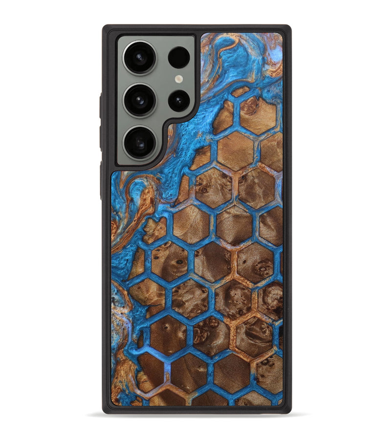 Galaxy S23 Ultra Wood+Resin Phone Case - Adrian (Pattern, 630055)